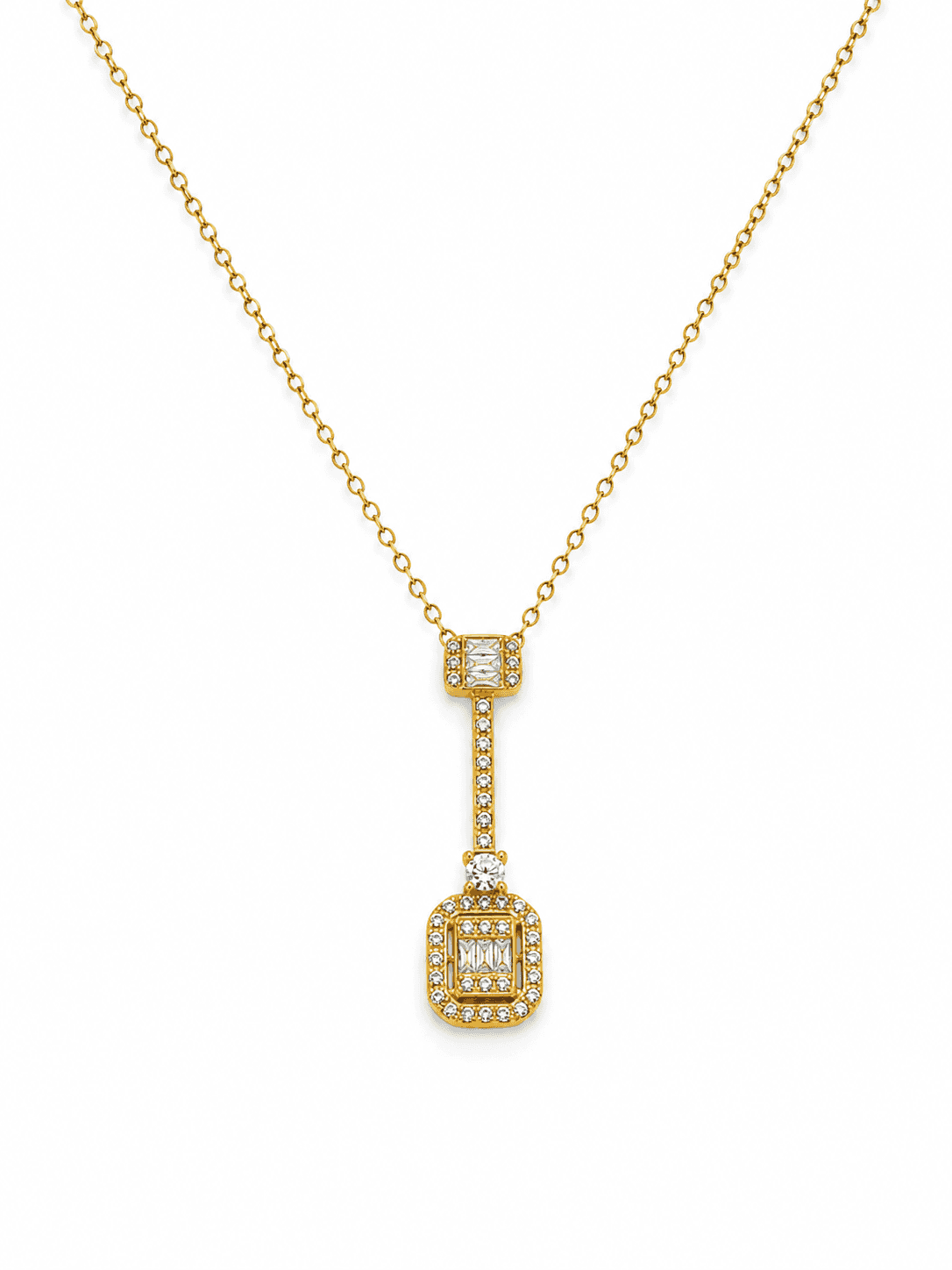 Collier Clé Éclat Doré