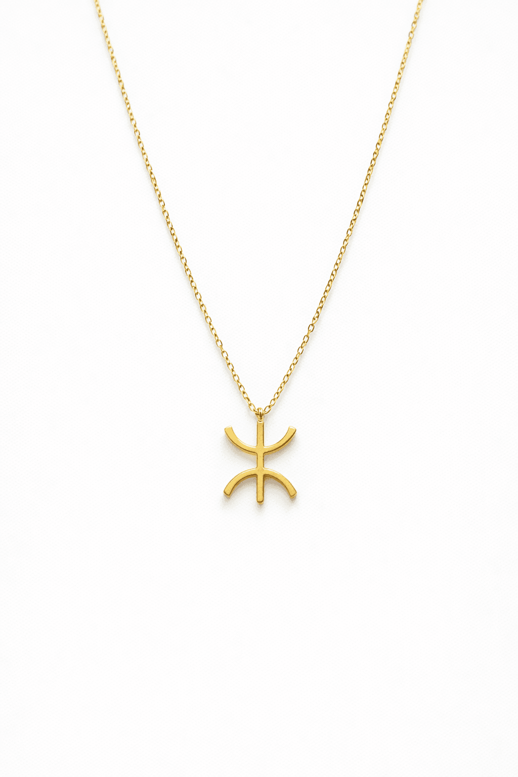 Collier Tifinagh doré - Photo 1