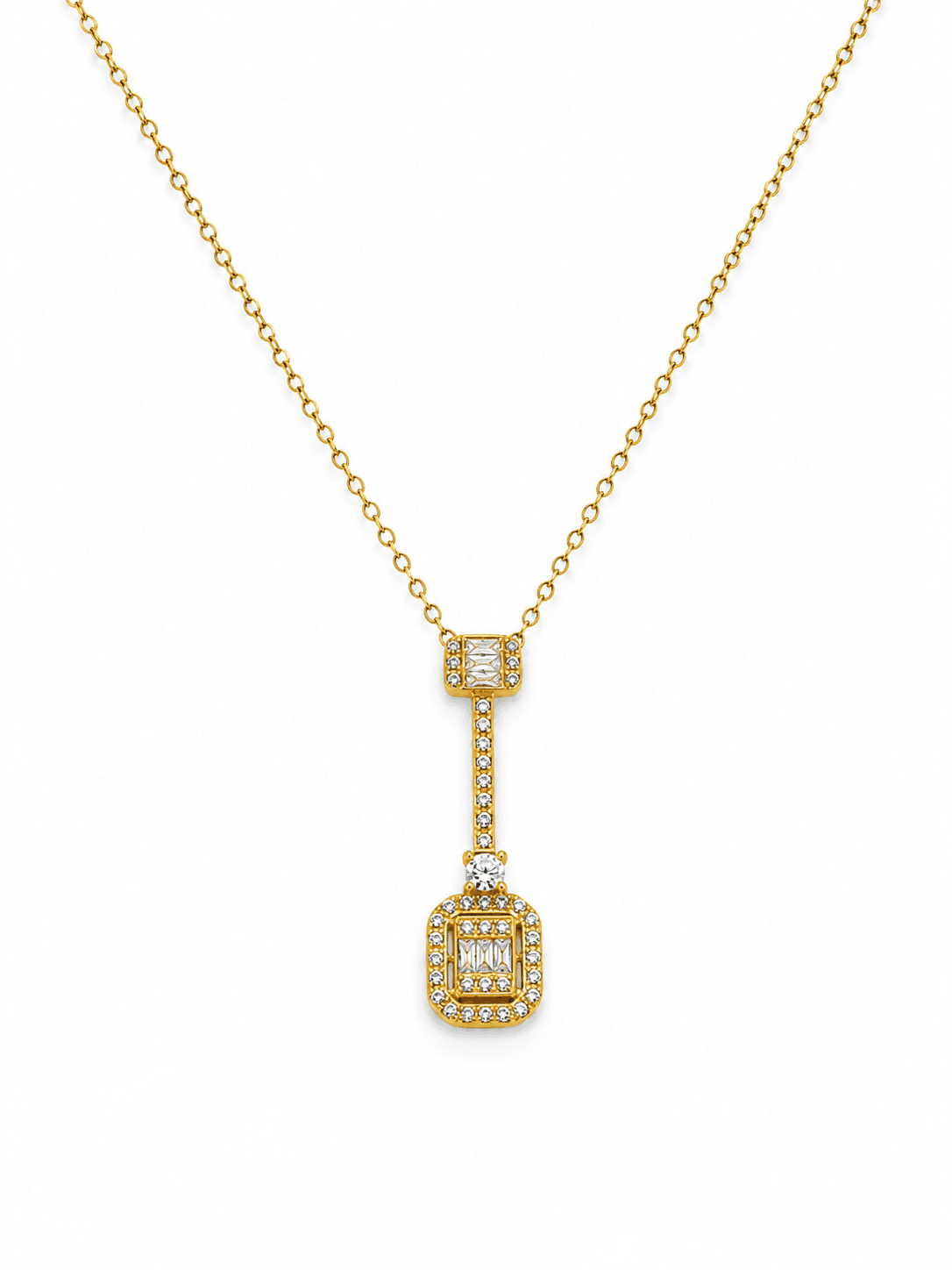 Collier Clé Éclat Doré - Photo 1