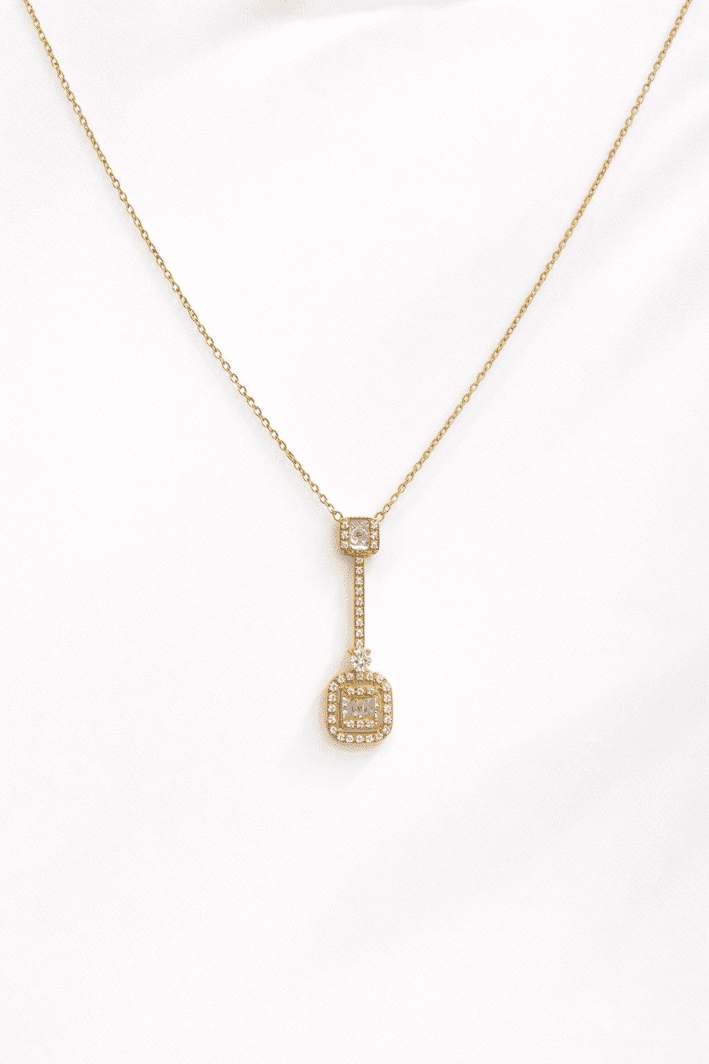 Collier Clé Éclat Doré - Photo 2